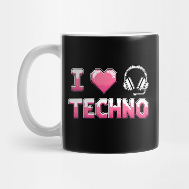 I love Techno by CreativeSage